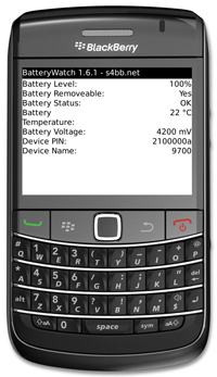 BatteryBooster for BlackBerry Version 2.0