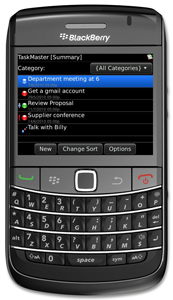 TaskMaster on BlackBerry Storm