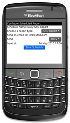 TaskReports for BlackBerry Wireless Handheld