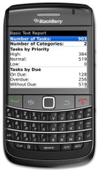 TaskReports for BlackBerry Wireless Handheld