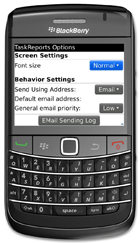 TaskReports for BlackBerry Wireless Handheld