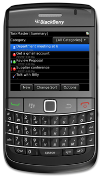 TaskMaster 2.0 for BlackBerry