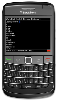 WorldDict German