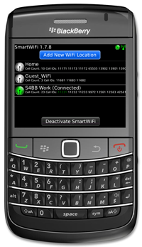 SmartWifi for BlackBerry - The smartest way to save battery power