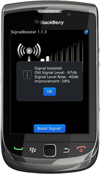 SignalBooster for BlackBerry Version 1.1