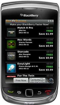 App Stalker for BlackBerry Smartphones - Splash Screen