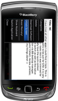 RotationLock for BlackBerry Smartphones - Splash Screen