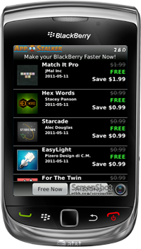 App Stalker for BlackBerry Smartphones - Splash Screen
