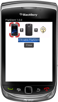 FlipSilent for BlackBerry Smartphones - Instructions