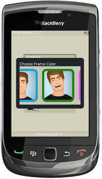 Photo Booth for BlackBerry Smartphones - Frame colors