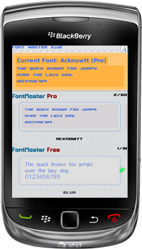 Font Master Pro for BlackBerry