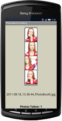 Photo Booth for Android Smartphones - Gallery