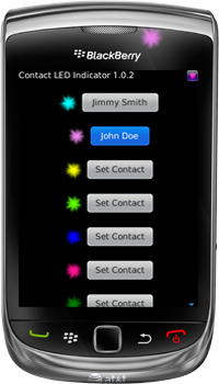 Contact LED Indicator for BlackBerry