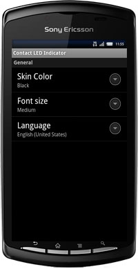 Contact LED Indicator for Android