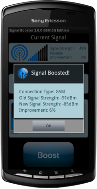 Signal Booster for Android smartphone