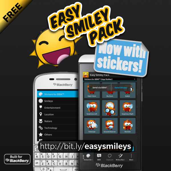 Easy Smiley Pack for BBM™